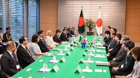 প্রধান উপদেষ্টার সাথে জাপানের প্রধানমন্ত্রীর বৈঠক শুরু