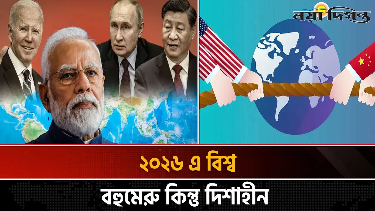 ২০২৬ বিশ্ব কি নতুন ব্যবস্থায় যাচ্ছে, নাকি নতুন বিশৃঙ্খলায়