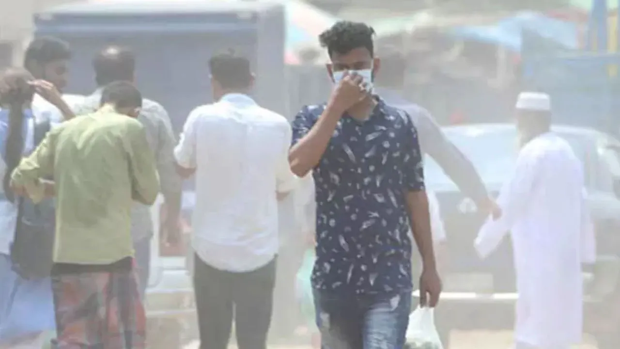 ‘অস্বাস্থ্যকর’ বাতাস নিয়ে বিশ্বের পঞ্চম দূষিত শহর ঢাকা