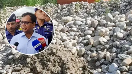 সিলেটে ডিসির আল্টিমেটামে দুই দিনে ফিরেছে সাড়ে ৪ লাখ ঘনফুট পাথর