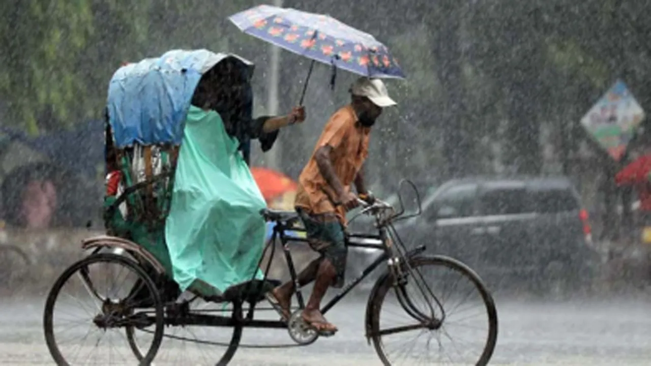 ৭ অঞ্চলে ঝড়ো হাওয়াসহ বজ্রবৃষ্টির আভাস