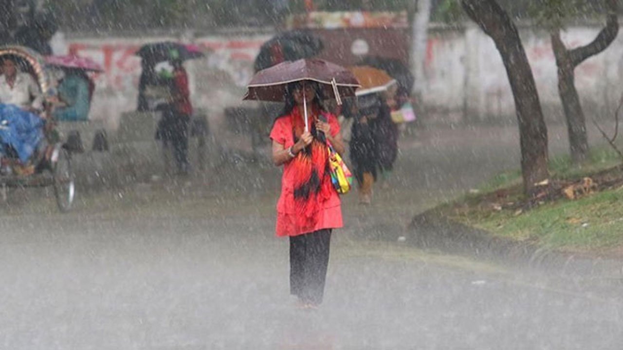 Rain in Dhaka University area