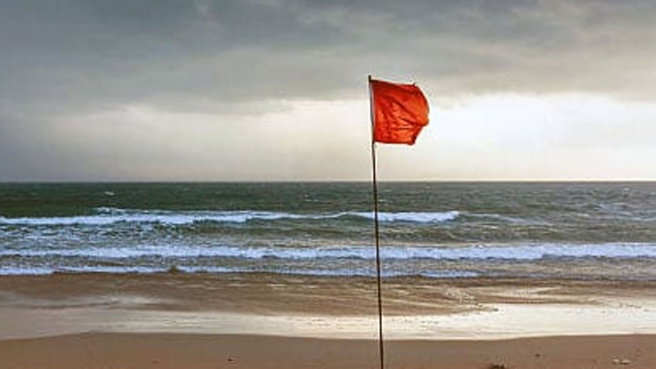 Danger signal at sea