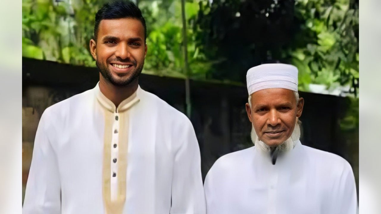 Ebadat Hossain Chowdhury and father Nizam Uddin Chowdhury