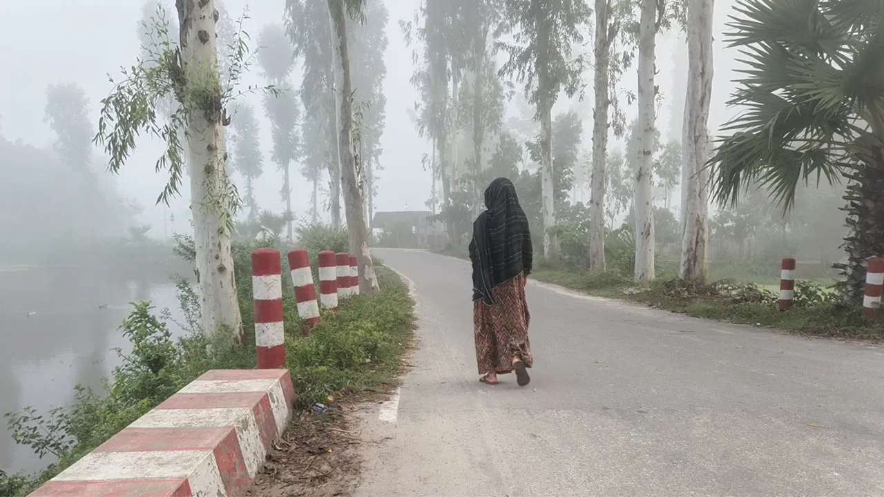 গাইবান্ধায় শীতের আগমন, প্রকৃতিতে ঋতুর নতুন ছোঁয়া