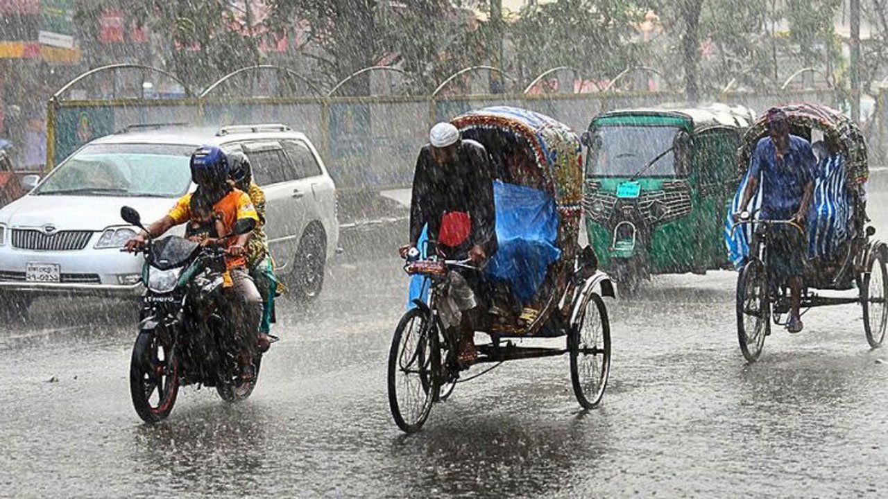 Rain in Dhaka