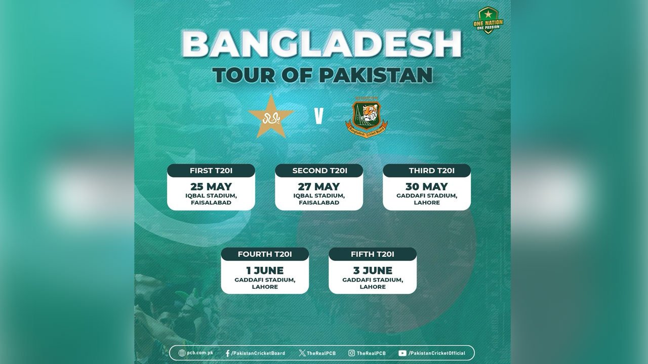 বাংলাদেশ দলের পাকিস্তান সফরের সূচি প্রকাশ