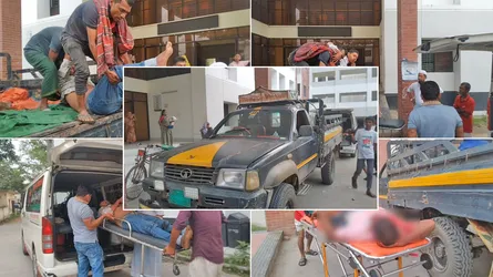 ঢাকা-ভাঙ্গা এক্সপ্রেসওয়েতে ট্রাক সংঘর্ষে আহত ১০