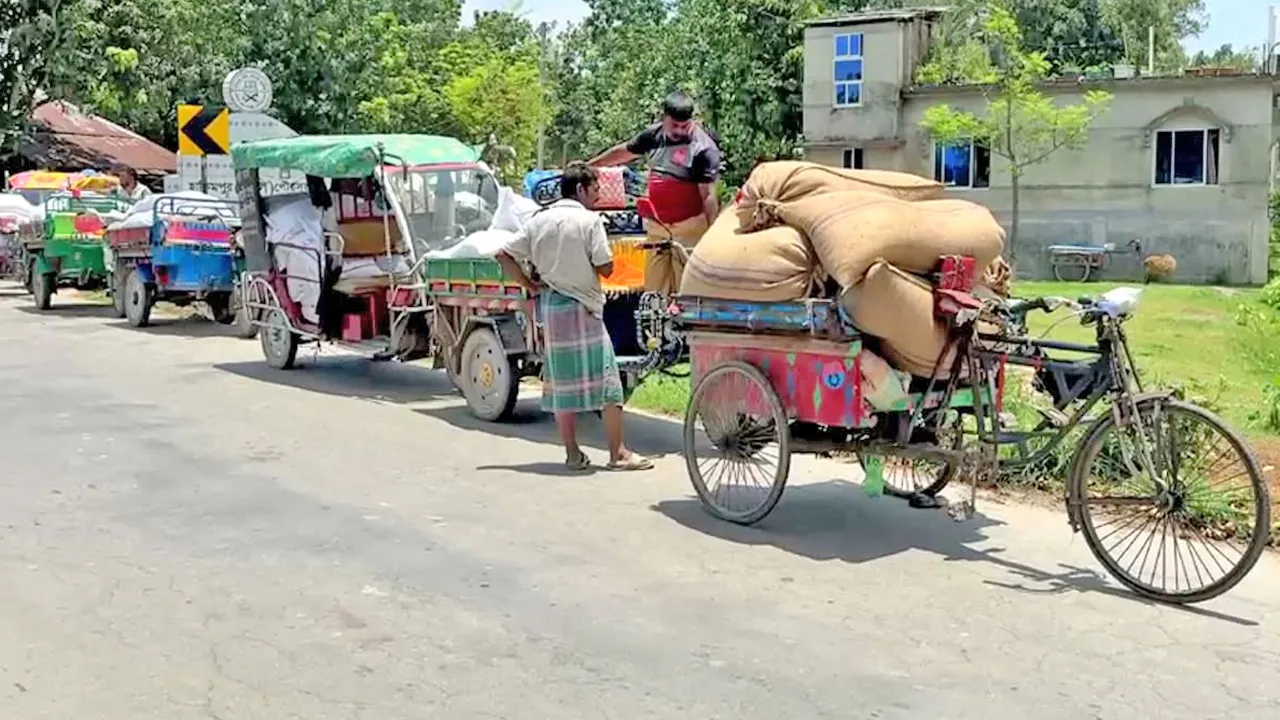 হিলিতে পরিত্যক্ত অবস্থায় ১০০ বস্তা ছোলা-সরিষা উদ্ধার