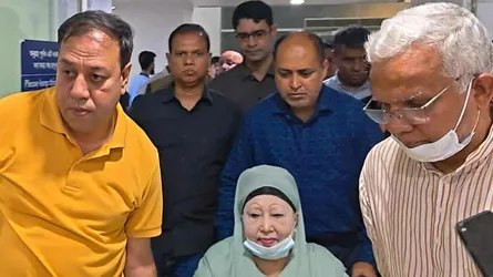 নিয়মিত স্বাস্থ্য পরীক্ষার জন্য হাসাপাতালে ভর্তি খালেদা জিয়া