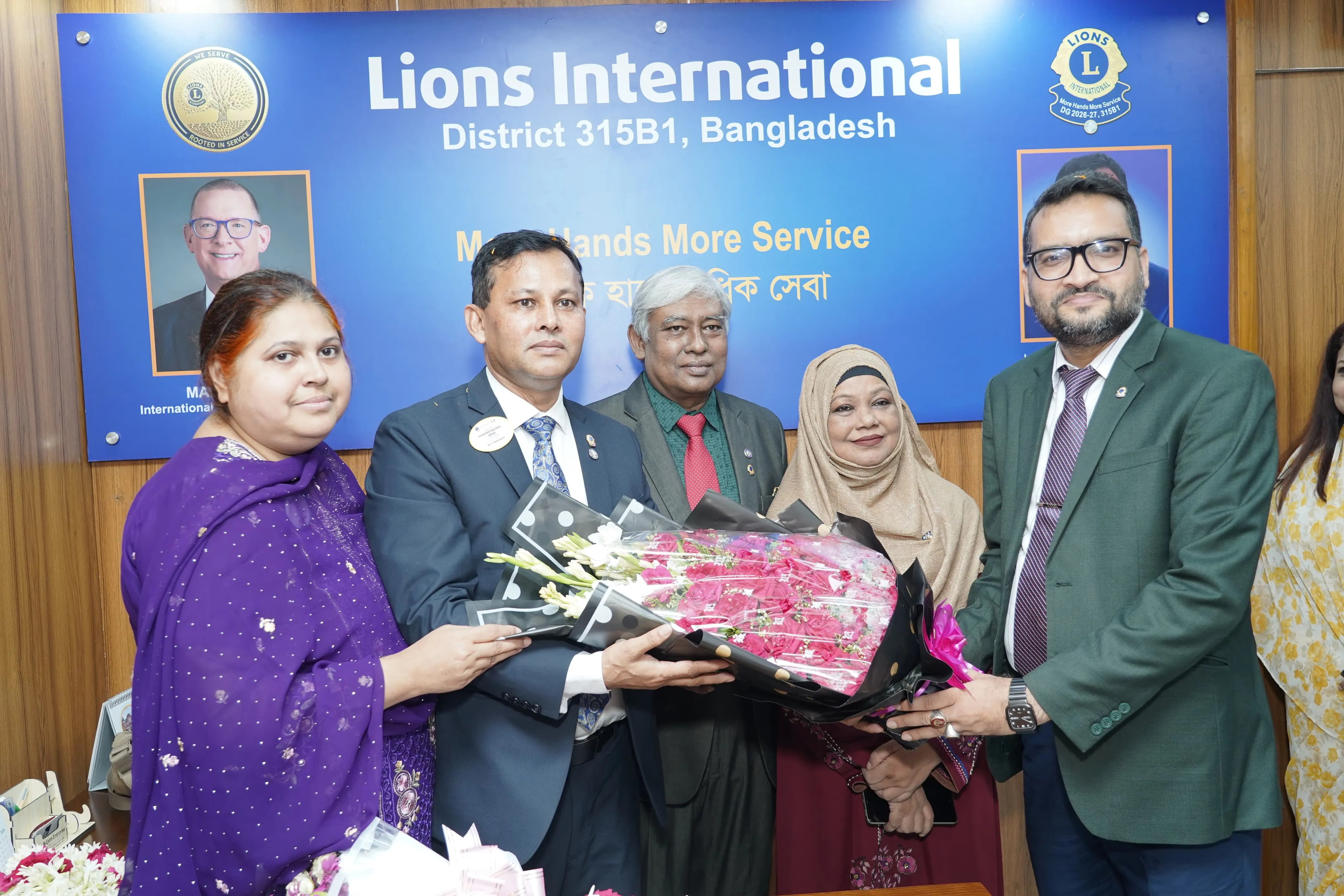 লায়ন্স ইন্টারন্যাশনাল ডিস্ট্রিক্ট ৩১৫ বি১-এর কেবিনেট সেক্রেটারি ড. মুহিব্বুল্লাহ শাহিন
