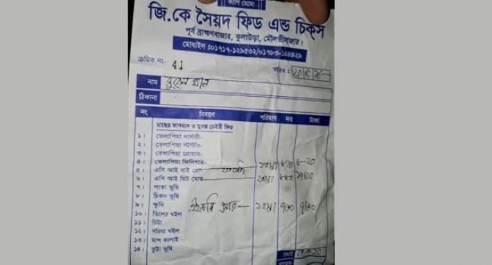 কুলাউড়ায় ক্যাটল ফিড খাবার খেয়ে ২ গরুর মৃত্যু