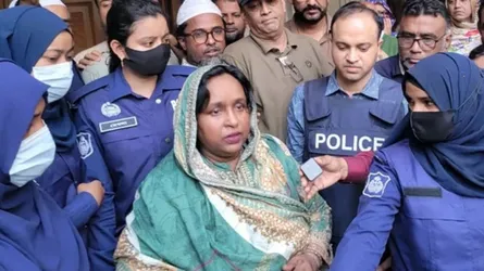 নারায়নগঞ্জে তুহিন হত্যা মামলায় দুই দিনের রিমান্ডে আইভী