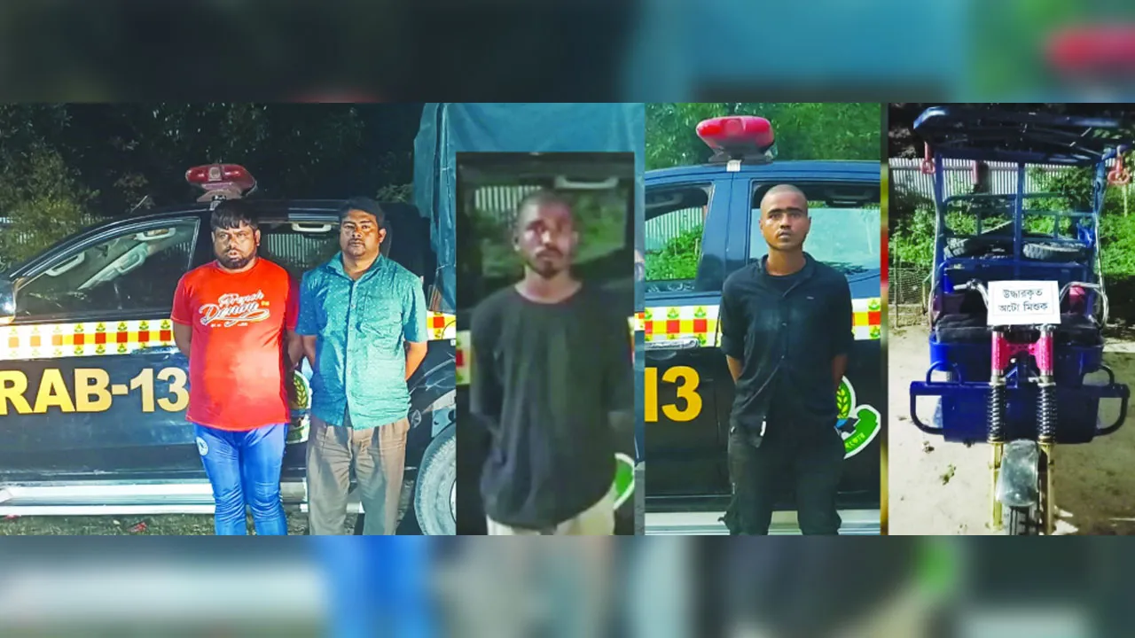 গাইবান্ধায় পত্রিকা বিক্রেতা হত্যা : ৪ জন গ্রেফতার, অটোরিকশা উদ্ধার