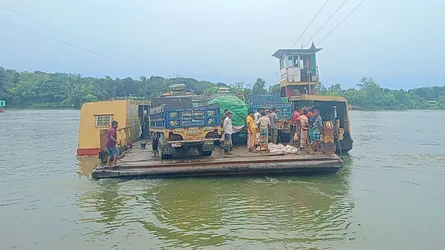 কাপ্তাইয়ে চন্দ্রঘোনা-রাইখালী নৌ-রুটে পুনরায় ফেরি চলাচল শুরু