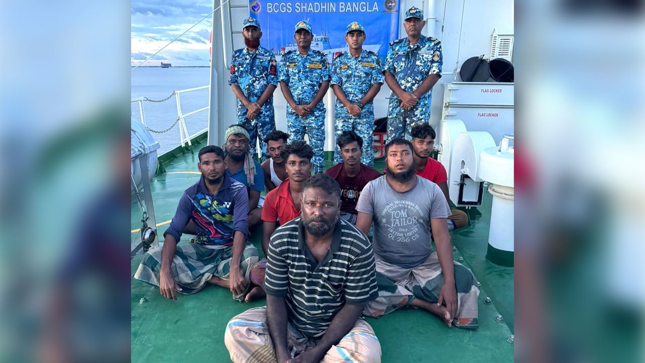8 fishermen rescued from trawler floating in Bay of Bengal