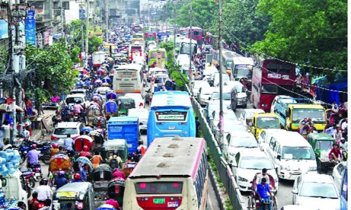 এ কেমন যানজট
