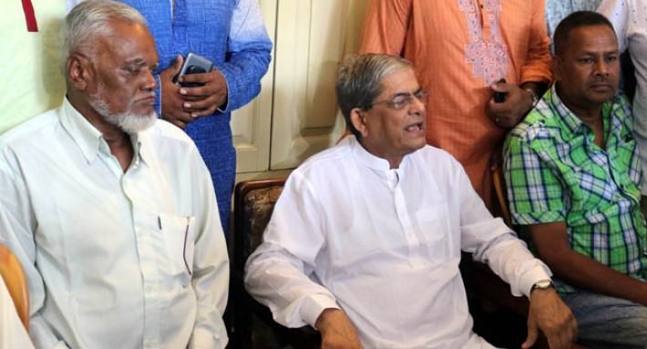 সরকার বিএনপিকে নির্মূল করতে আইনশৃঙ্খলা বাহিনীকে ব্যবহার করছে : মির্জা ফখরুল