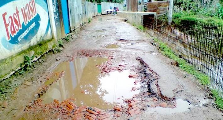 দুর্ভোগের আরেক নাম মিরসরাই-মলিয়াইশ সড়ক