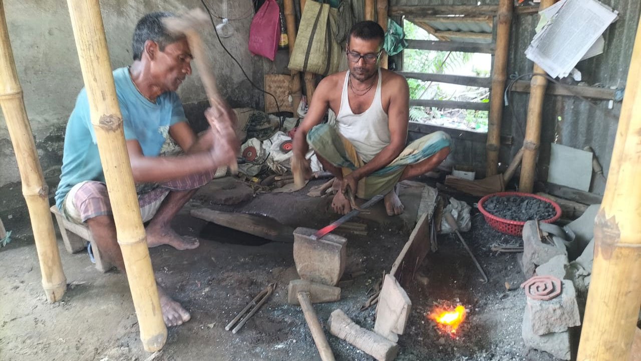 Blacksmiths busy making sacrificial tools