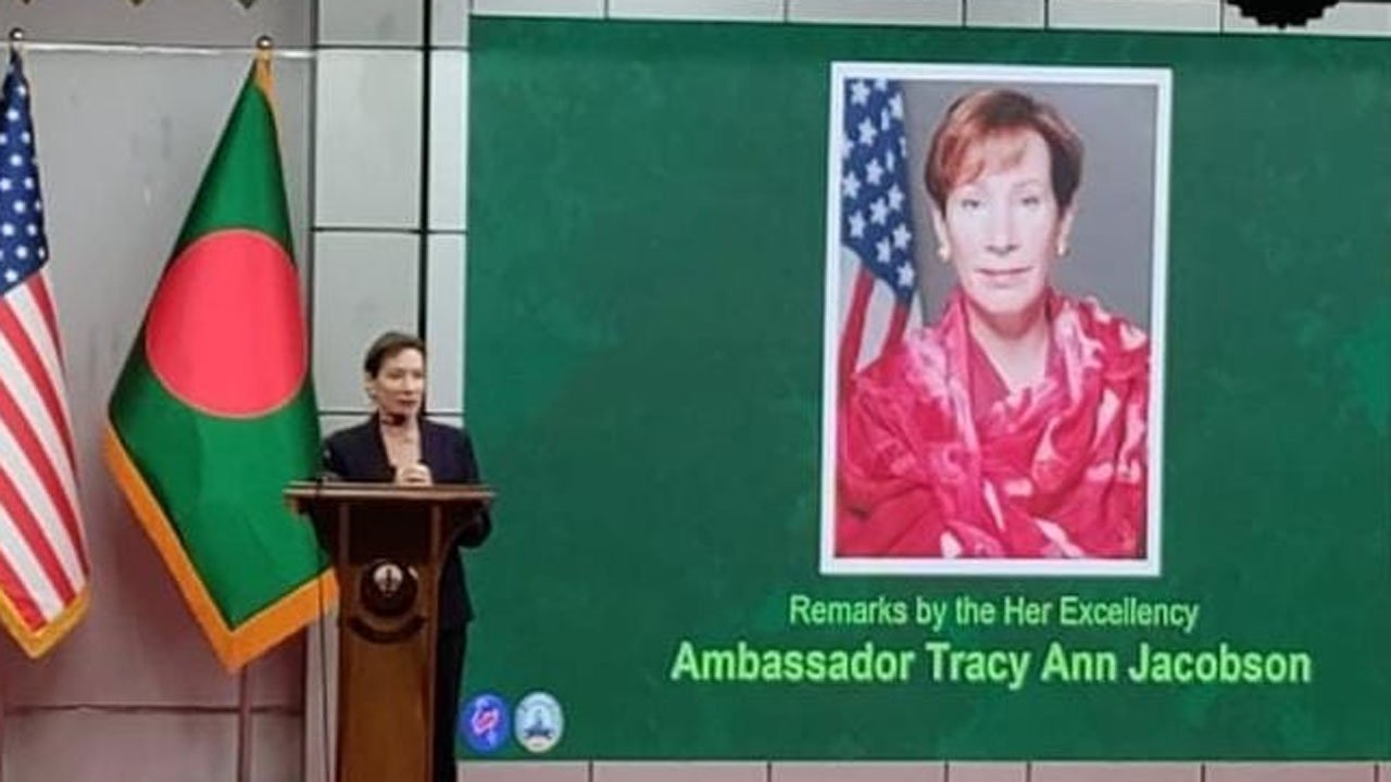 Tracy Ann Jacobson, the acting US ambassador to Bangladesh.