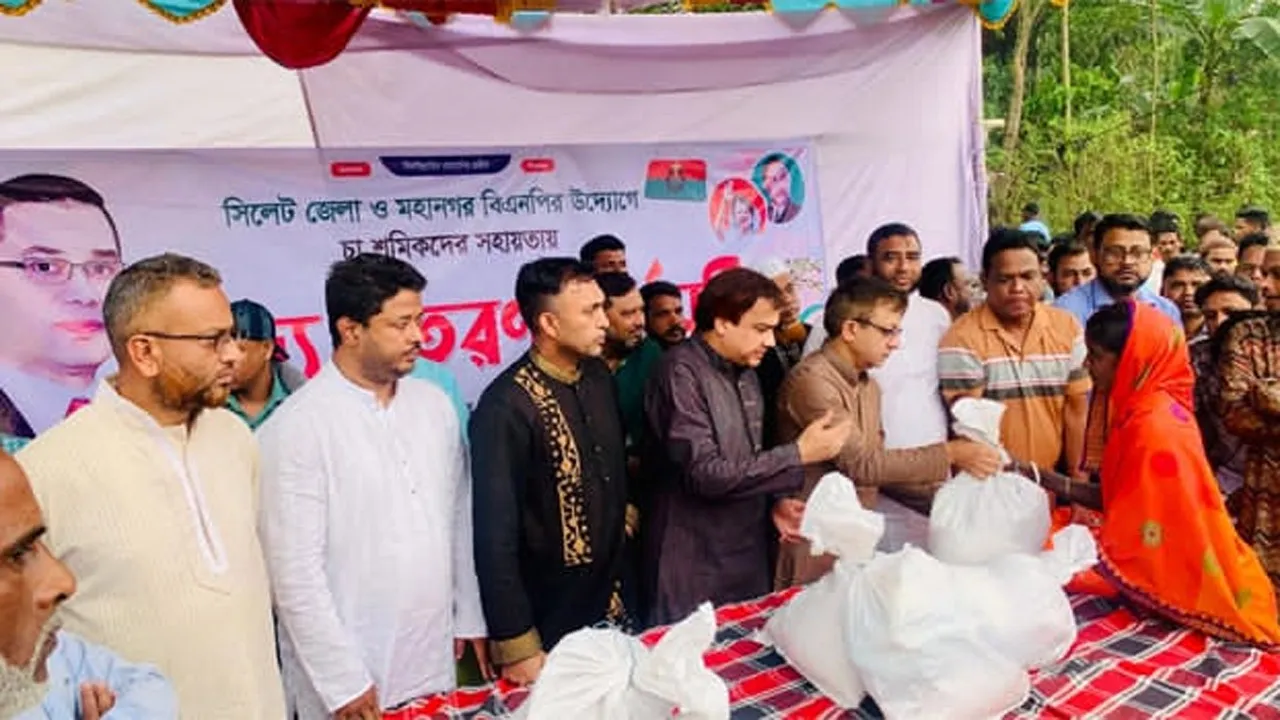 সিলেটের চা শিল্পের শ্রমিকদের দুর্দশা লাঘবে উদ্যোগ নেবে বিএনপি : খন্দকার মুক্তাদির