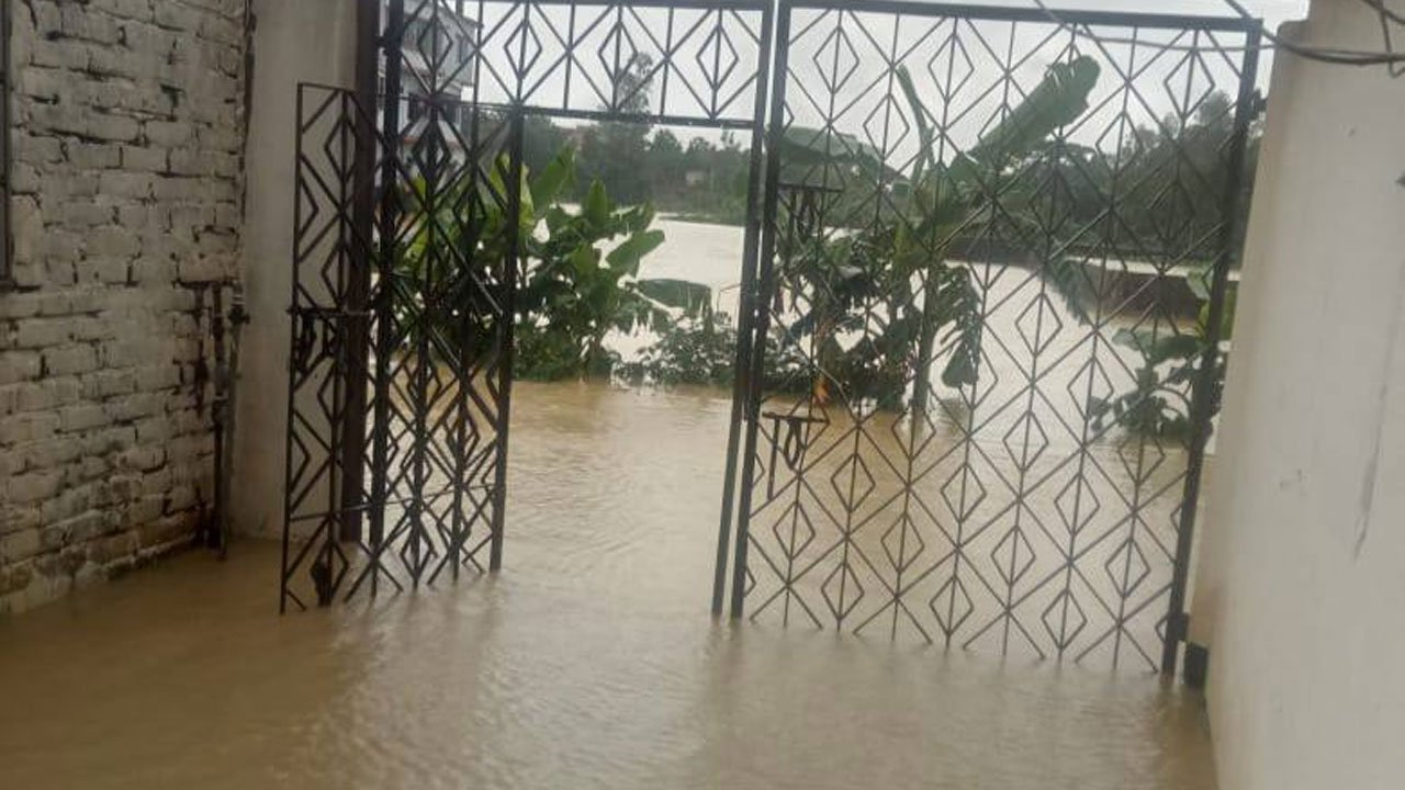 Low-lying areas in Mirsarai flooded