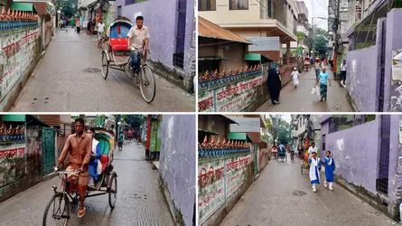 দখলমুক্ত হলো নিকুঞ্জের জামতলা রোড, স্বস্তিতে এলাকাবাসী