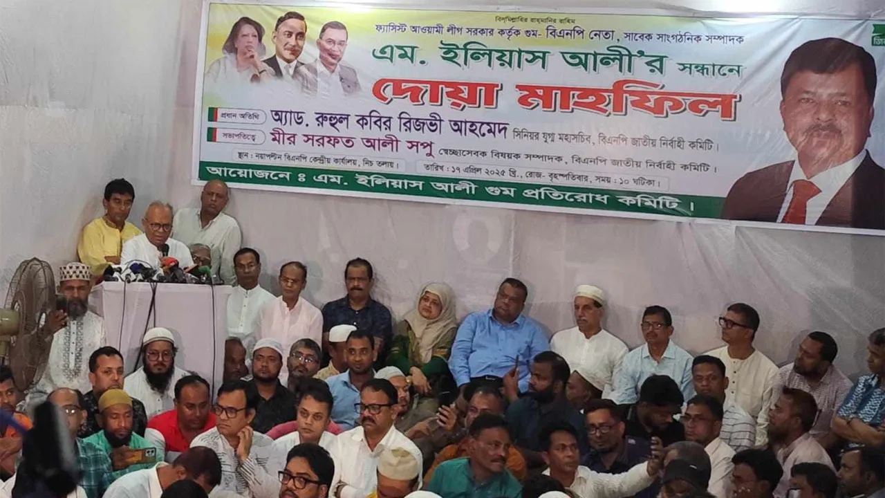 ডিসেম্বর-জুনের মধ্যে কেন দোলনার মতো দুলছে নির্বাচনী ওয়াদা : রিজভী