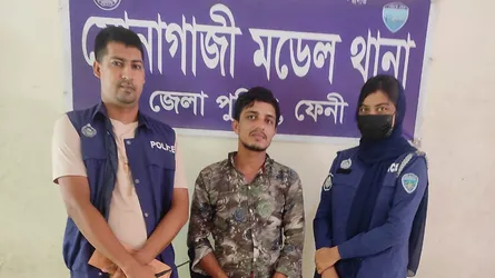 সোনাগাজীতে আন্তঃজেলা ডাকাত দলের সদস্য সাজু গ্রেফতার