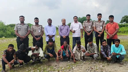 আখাউড়ায় ৯ মাদকসেবীকে কারাদণ্ড