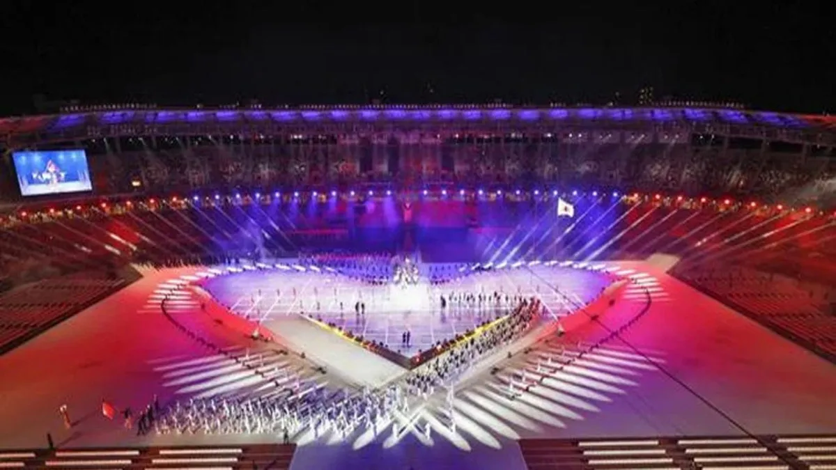 ঐক্যের বার্তা দিয়ে শুরু এশিয়ান গেমস