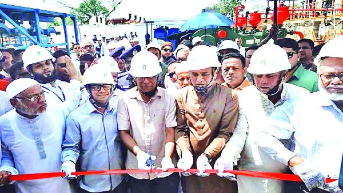 তিতাসের ২৮ নম্বর কূপ থেকে জাতীয় গ্রিডে যুক্ত ১২.৫ মি. ঘনফুট গ্যাস