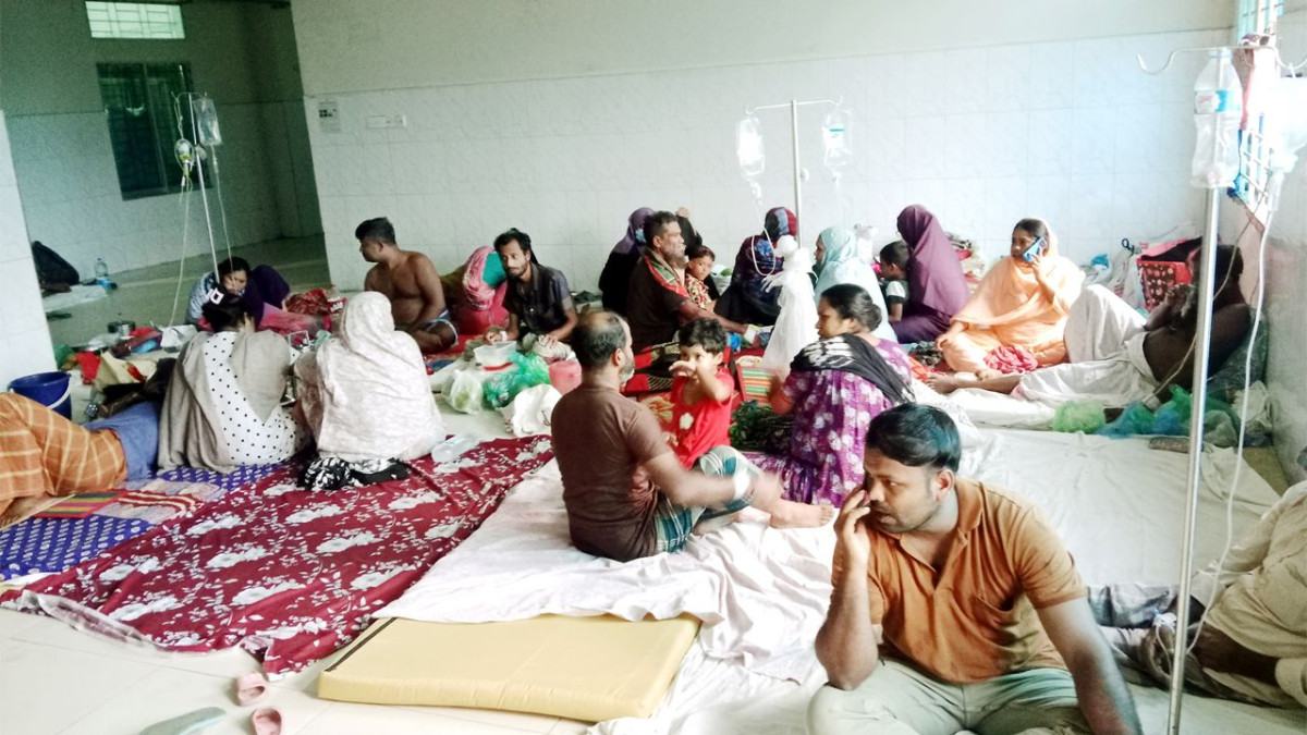 ভাণ্ডারিয়ায় বাড়ছে ডেঙ্গুর দাপট, হাসপাতালে জায়গা সঙ্কট