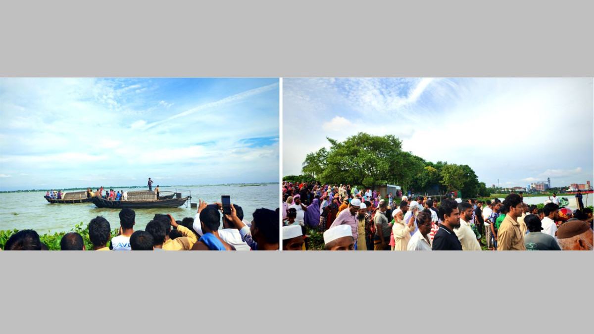 মেঘনা নদীতে গোসলে নেমে নিখোঁজ ৩ স্কুলশিক্ষার্থীর লাশ উদ্ধার