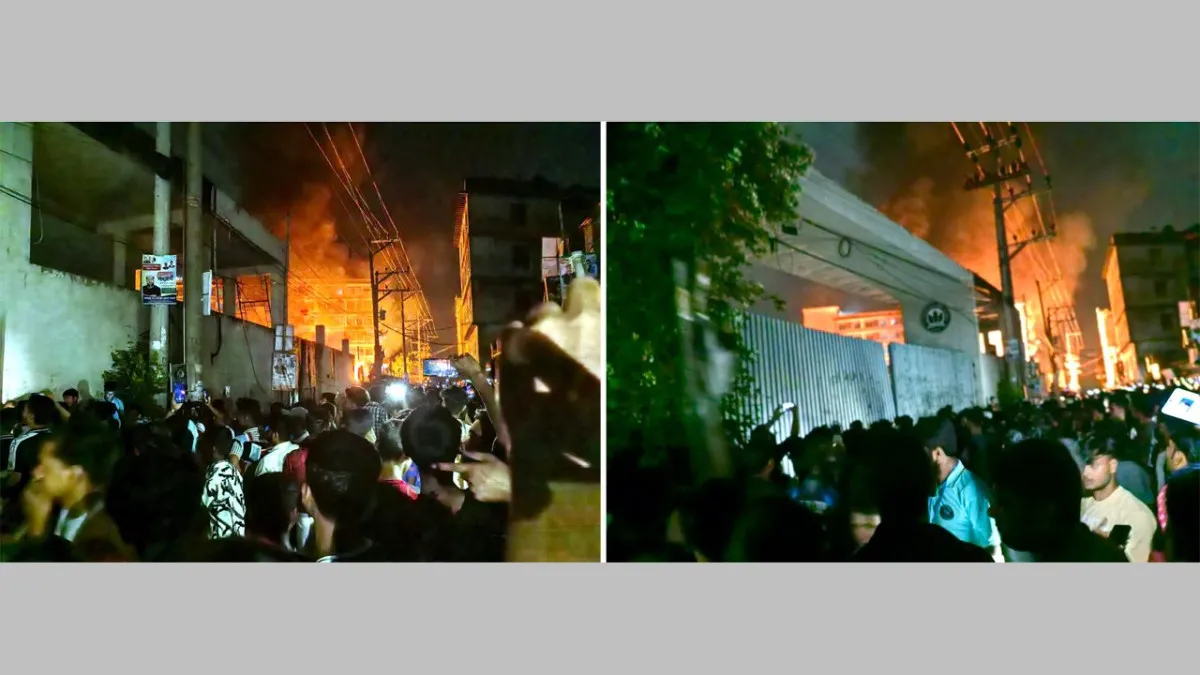কারখানার ভেতর আগুন লাগা সিলিন্ডারের আঘাতে নারী নিহত, আহত ২০