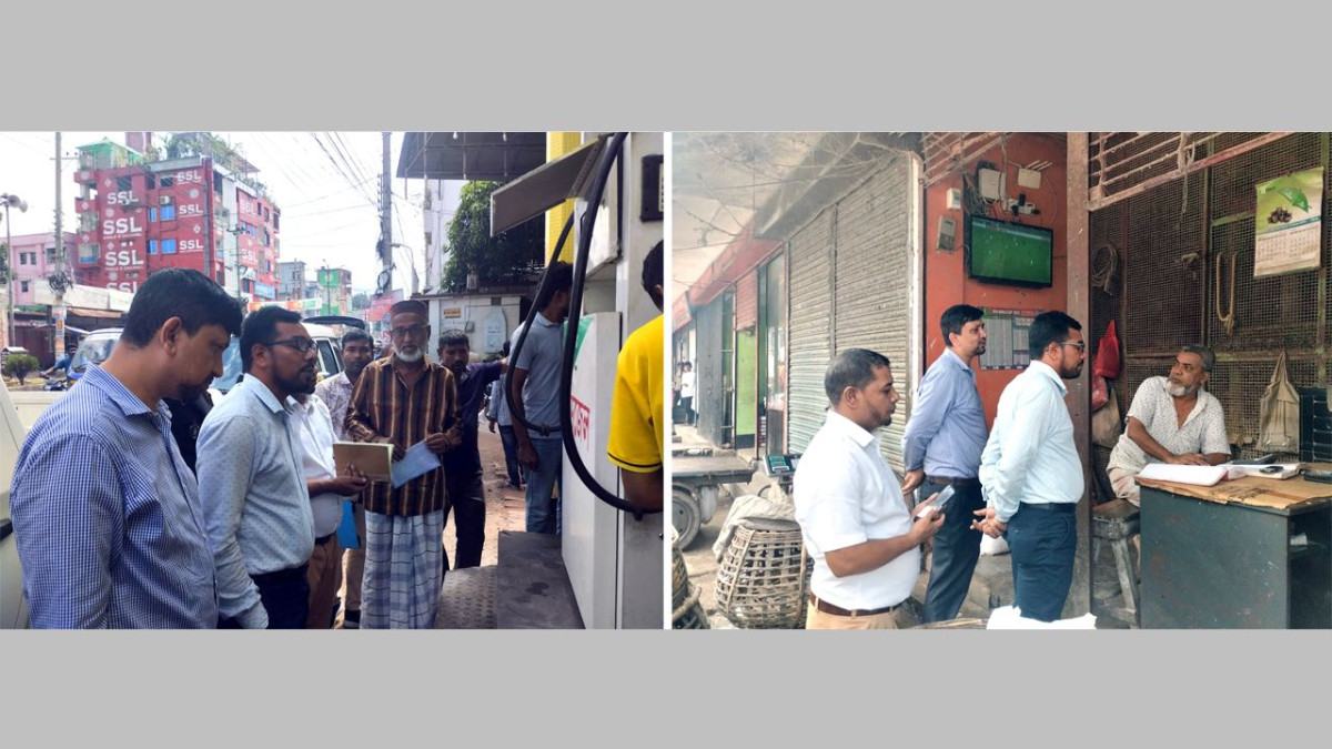 রংপুরে দুই প্রতিষ্ঠানকে ৫০ হাজার টাকা জরিমানা
