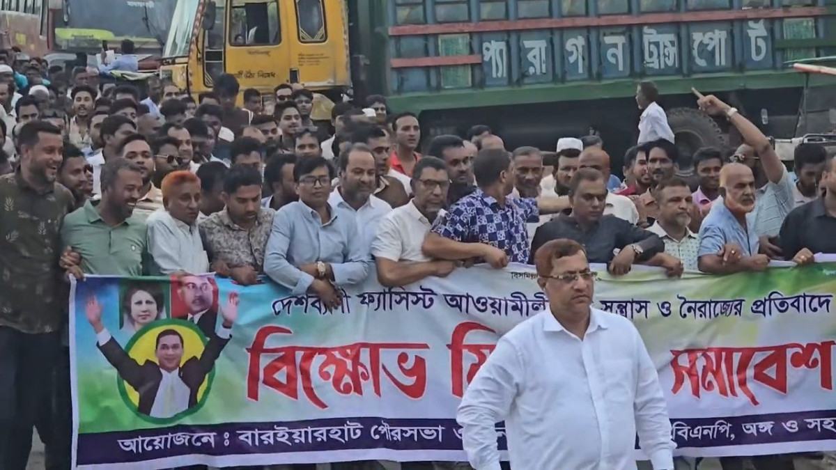 মিরসরাইয়ে আওয়ামী লীগ-যুবলীগের নৈরাজ্যের প্রতিবাদে বিএনপির বিক্ষোভ
