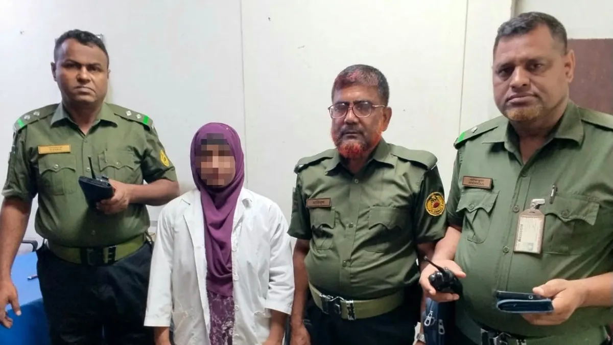 ডাক্তারের অ্যাপ্রোন পরে রোগী ভাগানোর চেষ্টা, নারী আটক