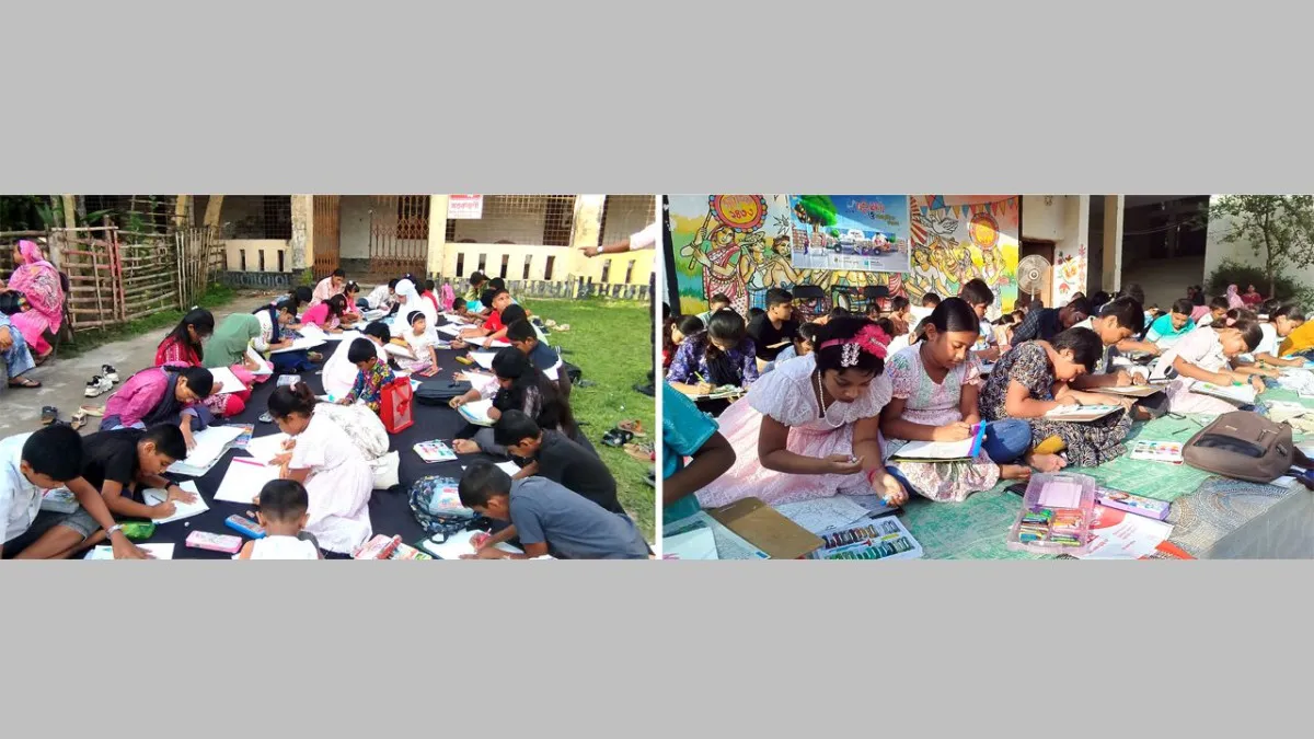নড়াইলে শিশু-কিশোরদের চিত্রাঙ্কন ও আবৃত্তি প্রতিযোগিতা অনুষ্ঠিত