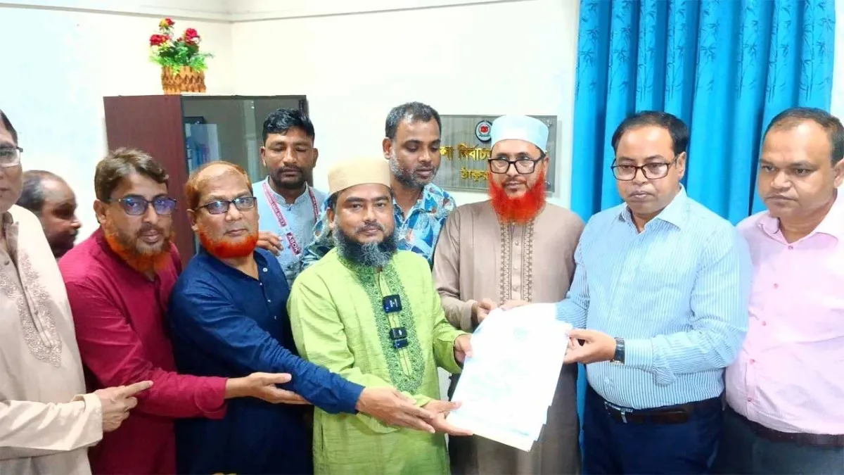 ঠাকুরগাঁও-১ আসনে উপনির্বাচন : মনোনয়ন জমা দিলেন জামায়াত প্রার্থী দেলাওয়ার হোসেন