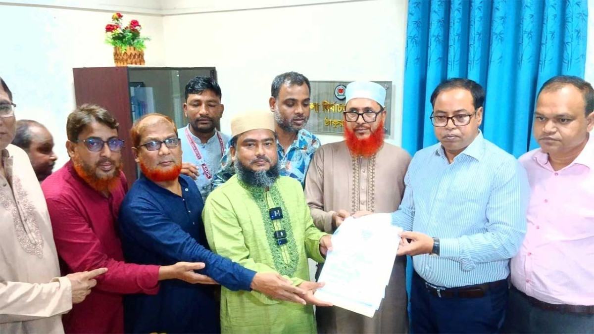 ঠাকুরগাঁও-১ আসনে উপনির্বাচন : মনোনয়ন জমা দিলেন জামায়াত প্রার্থী দেলাওয়ার হোসেন