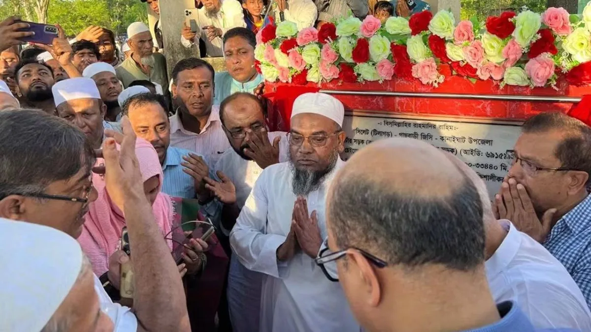 বুরহান উদ্দিন সড়কের সংস্কার সিলেট সদরে গিয়ে পৌঁছবে : প্রবাসীকল্যাণ মন্ত্রী