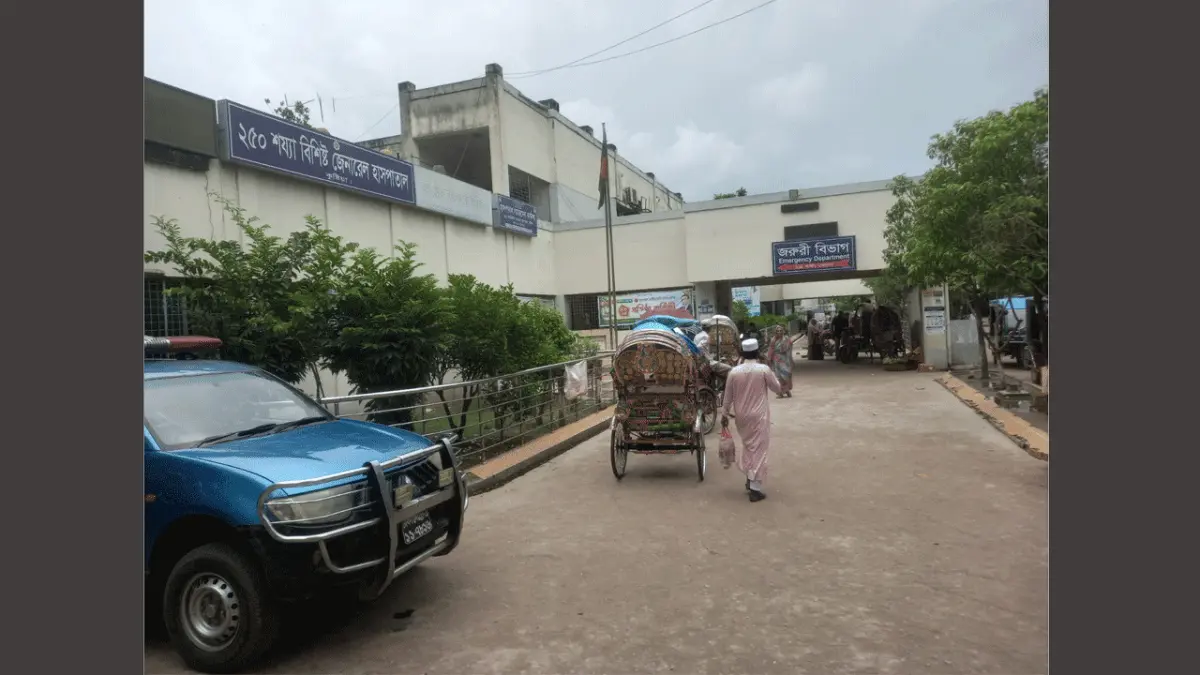 খোকসায় ডাম্প ট্রাকের চাপায় করিমন চালক নিহত