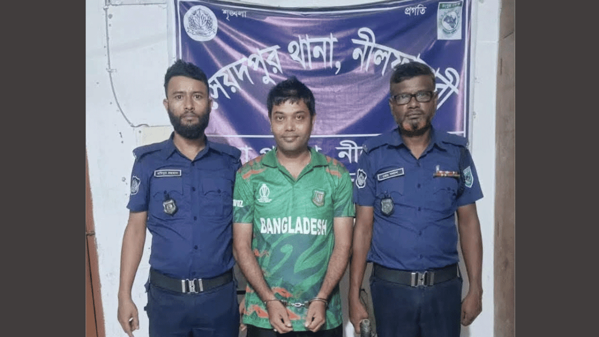 সৈয়দপুরে স্বেচ্ছাসেবক লীগ নেতা গামছা বাদল গ্রেফতার