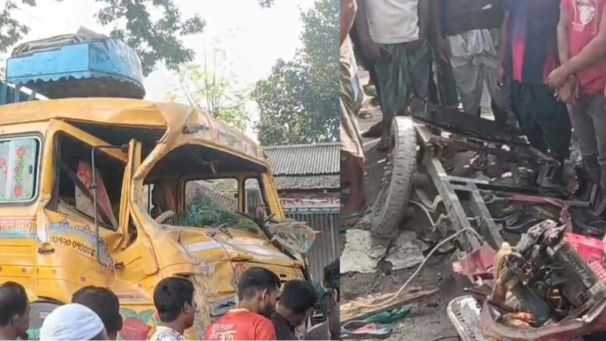 লালমনিরহাটে ট্রাক-অটোরিকশা সংঘর্ষে নিহত ৩