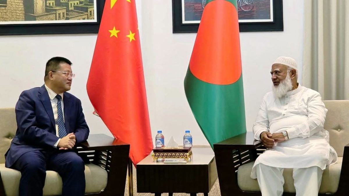 বিরোধীদলীয় নেতার সাথে চীনা রাষ্ট্রদূত ইয়াও ওয়েনের বিদায়ী সাক্ষাৎ