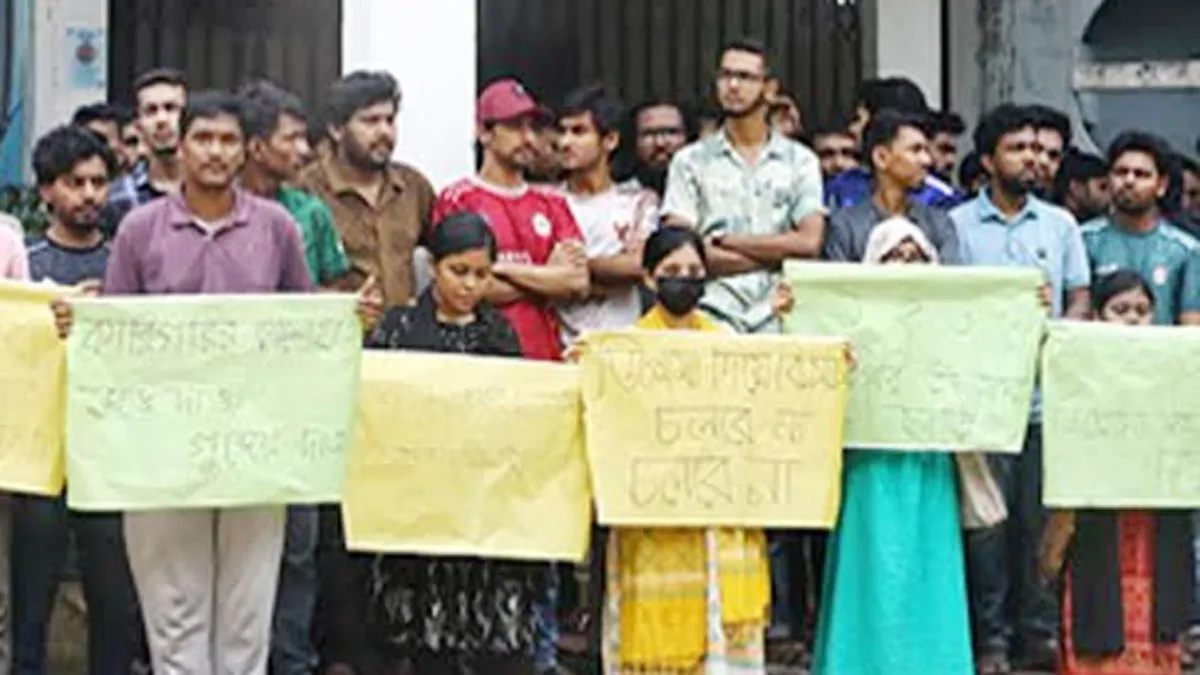 ৩য় দিনেও অচল সিলেট ইঞ্জিনিয়ারিং কলেজ