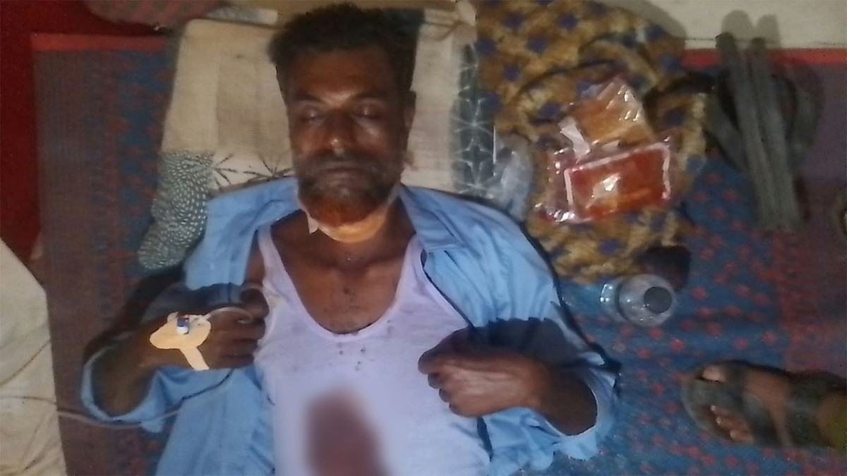 শৈলকূপায় ঘুমন্ত অবস্থায় স্বামীকে কুপিয়ে হত্যার চেষ্টা, স্ত্রী আটক