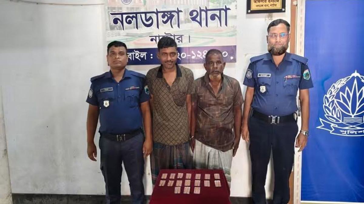 নলডাঙ্গায় টেপেন্টাডলসহ গ্রেফতার ২